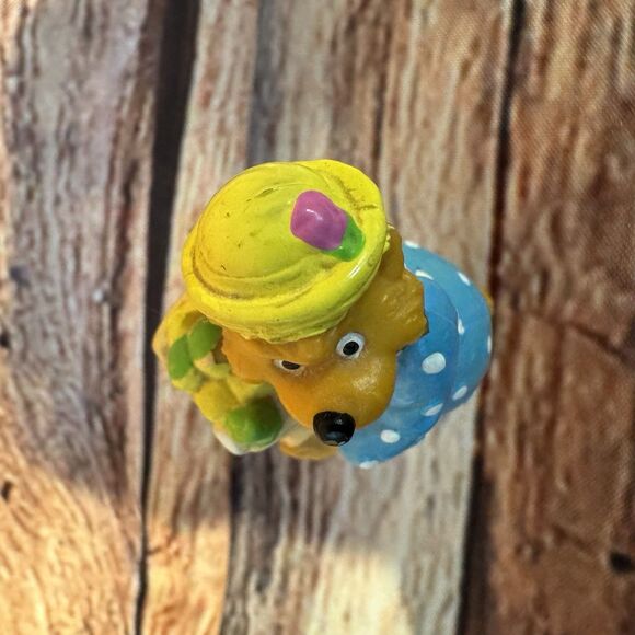 Berenstain Bears Mama Bear With Groceries PVC Figure Toy Blue Dress Applause - Picture 5 of 7